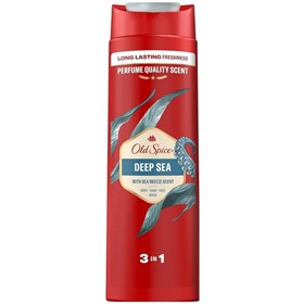 شامپو بدن اولد اسپایس دیپ سی Old Spice Deep Sea 3in1 حجم 400 میلی لیتر