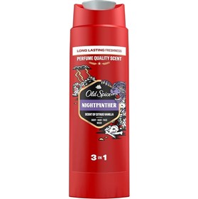 شامپو بدن اولد اسپایس نایت پنتر Old Spice Nightpanther 3in1 حجم 400 میلی لیتر