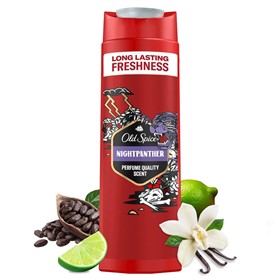 شامپو بدن اولد اسپایس نایت پنتر Old Spice Nightpanther 3in1 حجم 400 میلی لیتر
