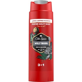 شامپو بدن اولد اسپایس ولفتورن Old Spice Wolfthorn 3in1 حجم 400 میلی لیتر