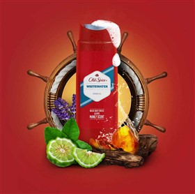 شامپو بدن اولد اسپایس وایت واتر Old Spice Whitewater 3in1 حجم 400 میلی لیتر