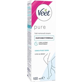 کرم موبر بدن پوست های حساس ویت Veet Pure Sensitive حجم 100 میلی لیتر