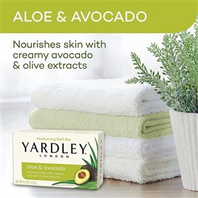 صابون آلوئه ورا و آووکادو یاردلی Yardley Aloe Avocado وزن 113 گرم