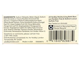 صابون لیمو و گل شاه پسند یاردلی Yardley Lemon Verbena وزن 113 گرم