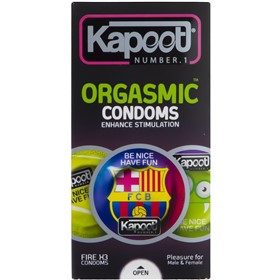 کاندوم کاپوت ارگاسمیک Kapoot Orgasmic بسته 12 عددی