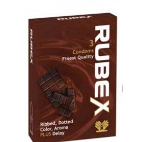 کاندوم شکلاتی 3 عددی رابکس 