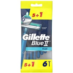 خودتراش ژیلت بلو دو Gillette Blue II Plus بسته 6 عددی