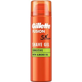 ژل اصلاح پوست حساس ژیلت فیوژن Gillette Fusion Sensitive حجم 200 میلی لیتر