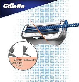 خودتراش ژیلت اسکین گارد به همراه 2 عدد تیغ یدک Gillette SkinGuard