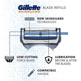 خودتراش ژیلت اسکین گارد به همراه 2 عدد تیغ یدک Gillette SkinGuard