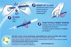 تامپون تامپکس Tampax and Go Regular تعداد 18 عدد