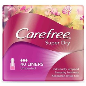 پد بهداشتی روزانه کرفری Carefree Super Dry Unscented تعداد 40 عدد