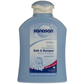 شامپو سر و بدن کودک سانوسان Sanosan Bath and Shampoo حجم 200 میلی لیتر