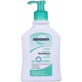 شامپو سر و بدن پوست حساس کودک سانوسان Sanosan Pure Sensitive حجم 200 میلی لیتر