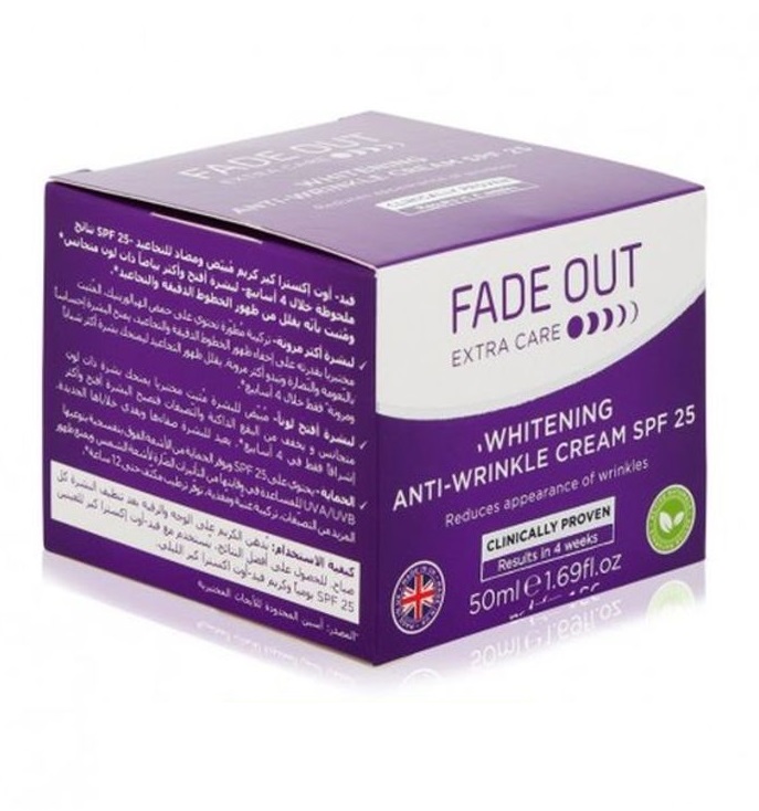 fade out extra care anti wrinkle cream spf 25