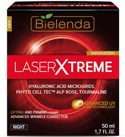 کرم لیفتینگ و مرطوب کننده شب بی یلندا Bielenda Laser Xtreme
