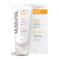 کرم ضد آفتاب و ضد چروک موسویتال مناسب برای پوست های حساس و مختلط (spf50)