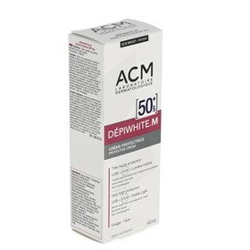 کرم ضد لک و ضدآفتاب بی رنگ ای سی ام ACM Depiwhite M حجم 40 میلی لیتر