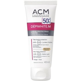 کرم ضد لک و ضدآفتاب رنگی ای سی ام ACM Depiwhite M Tinted حجم 40 میلی لیتر