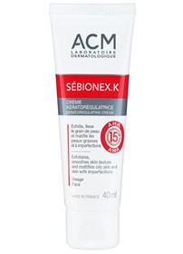 کرم لایه بردار پوست چرب ای سی ام سبیونکس ACM Sebionex K حجم 40 میلی لیتر