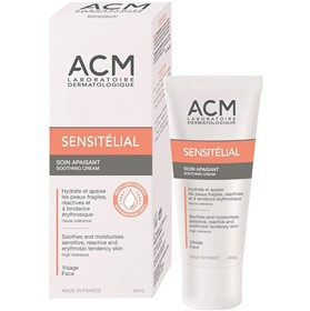 کرم تسکین دهنده پوست حساس و قرمز ای سی ام ACM Sensitelial Soothing حجم 40 میلی لیتر