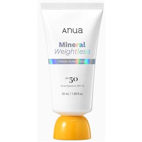 ضدآفتاب مینرال بی رنگ آنوا Anua Mineral حجم 50 میلی لیتر