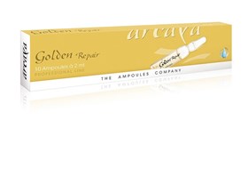 سرم ترمیم کننده آرکایا حاوی طلا و خاویار مدل گلدن ریپیر Arcaya Golden Repair بسته 5 عددی