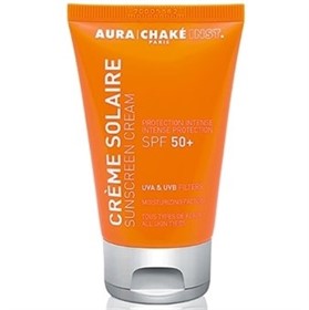 کرم ضدآفتاب بی رنگ اوراشکه Aura Chake SPF50 حجم 50 میلی لیتر