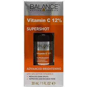 سرم ضدلک و روشن کننده ویتامین C سوپرشات بالانس اکتیو فرمولا Balance Vitamin C حجم 30 میلی لیتر