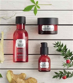 سرم سفت کننده و فرم دهنده صورت بادی شاپ Body Shop Roots of Strength حجم 30 میلی لیتر