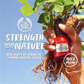 سرم سفت کننده و فرم دهنده صورت بادی شاپ Body Shop Roots of Strength حجم 30 میلی لیتر