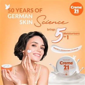 کرم مرطوب کننده سبک کرم21 آکوا سافت Creme21 Aqua Soft حجم 250 میلی لیتر