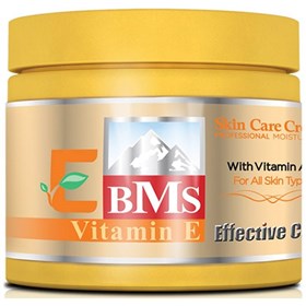 کرم مرطوب کننده بی ام اس حاوی ویتامین ای مدل BMS Vitamin E حجم 200 میلی‌لیتر