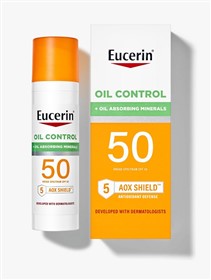 لوسیون ضدآفتاب صورت پوست چرب اوسرین Eucerin Oil Control SPF50 حجم 75 میلی لیتر