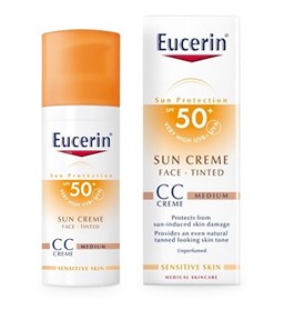 کرم ضد آفتاب رنگی spf 50 پوست های حساس اوسرین حجم 50 میلی لیتر