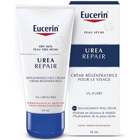 کرم ترمیم کننده صورت اوره 5 درصد اوسرین Eucerin Urea Repair حجم 50 میلی لیتر