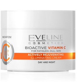 کرم روشن کننده و جوانسازی ویتامین C اولاین بایو اکتیو Eveline Bioactive حجم 50 میلی لیتر