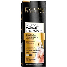 سرم بازسازی کننده و ضدچروک خاویار اولاین Eveline Royal Caviar Therapy حجم 18 میلی لیتر