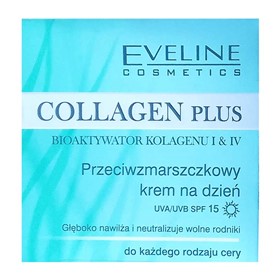 کرم ضدچروک روز کلاژن اولاین Eveline Collagen Plus Day حجم 50 میلی لیتر