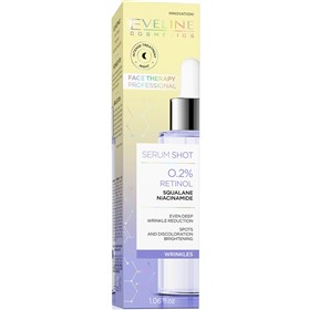 سرم ضدپیری رتینول اولاین Eveline Serum Shot Retinol حجم 30 میلی لیتر