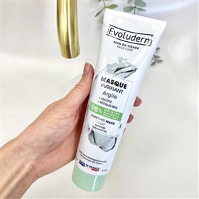 ماسک تصفیه کننده صورت خاک رس اولودرم Evoluderm Purifying حجم 150 میلی لیتر