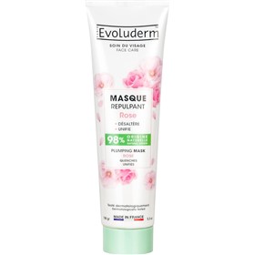 ماسک حجم دهنده صورت گل رز اولودرم Evoluderm Plumping حجم 150 میلی لیتر
