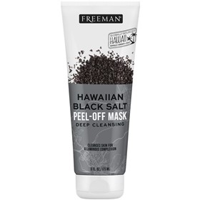 ماسک لایه بردار و سم زدای نمک سیاه هاوایی فریمن Freeman Hawaiian Black Salt حجم 175 میلی لیتر