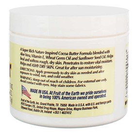 کرم مرطوب کننده کره کاکائو فروت آو د ارث Fruit of The Earth Cocoa Butter وزن 113 گرم