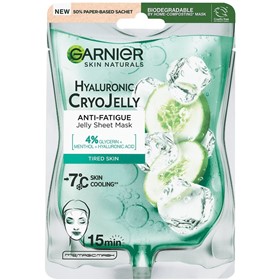 ماسک ورقه ای ضد خستگی و خنک کننده صورت گارنیه Garnier Cryo Jelly وزن 28 گرم