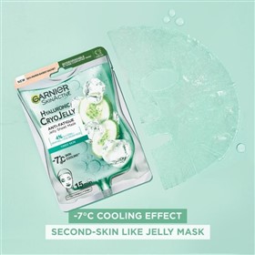 ماسک ورقه ای ضد خستگی و خنک کننده صورت گارنیه Garnier Cryo Jelly وزن 28 گرم