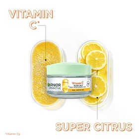 ژل روشن کننده ویتامین سی گارنیه Vitamin C Glow Jelly حجم 50 میلی لیتر