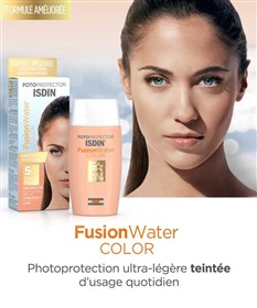 ضدآفتاب رنگی ایزدین فیوژن واتر Isdin Fusion Water SPF50 حجم 50 میلی لیتر