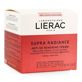 کرم نوسازی و محافظت آنتی اکسیدان لیراک Lierac Supra Radiance Anti-Ox Cream حجم 50 میلی لیتر