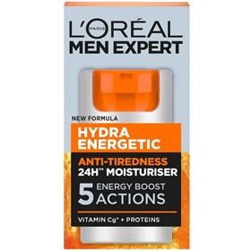 ژل کرم آبرسان و ضدخستگی صورت آقایان لورال Hydra Energetic Anti-Tiredness حجم 50 میلی لیتر